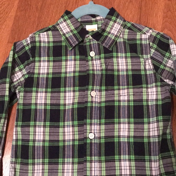 Chemise Boutonnée Gymboree Pour Garçon - Taille 12-18 Mois - Bleu - Occasion Très Bon état